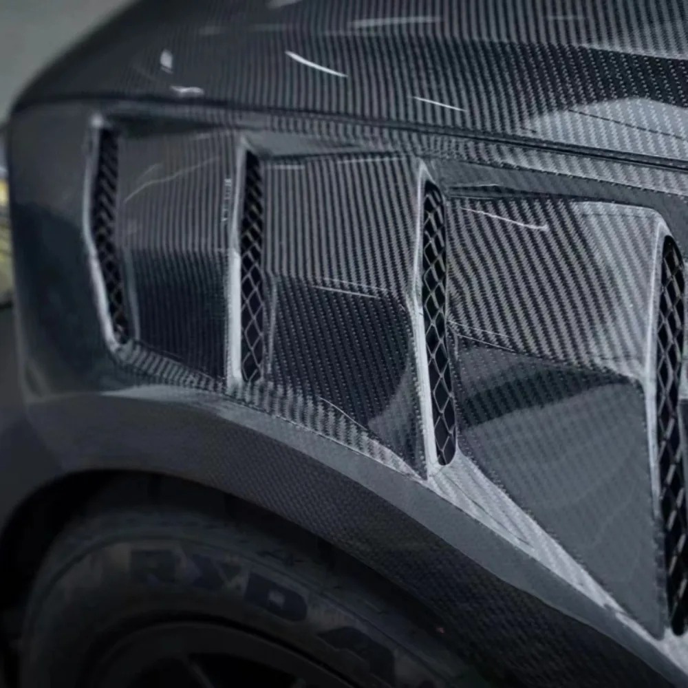 High Temperature Process Dry Carbon Fiber Engine Hood Body Kit for M3 M4 G80 G82 Upgraded AE Style